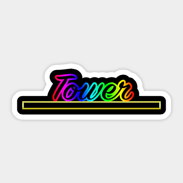 Tower Sticker by lenn